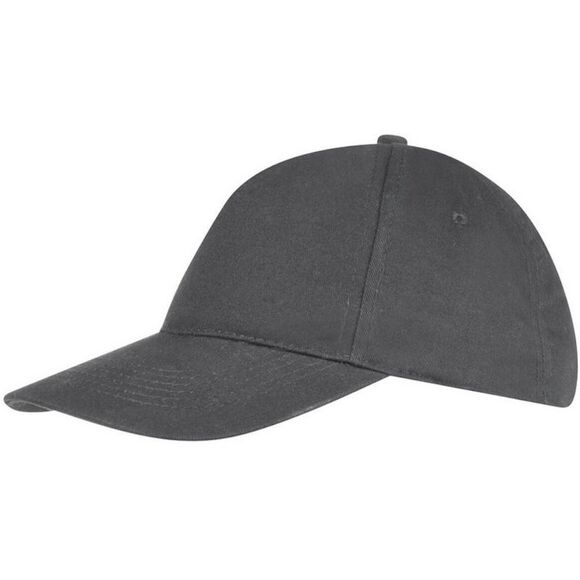 SOLS Unisex Sunny 5 Panel Baseball Cap / Dark Gray - Picture 2 of 5